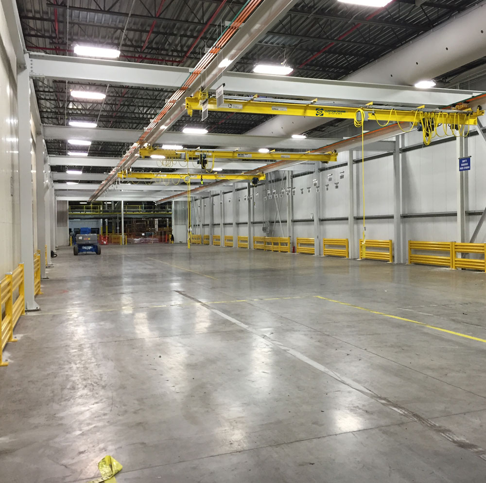 Custom Crane Systems Patented Track Crane